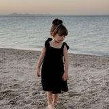 Karolina Tiered Dress - Black Noir