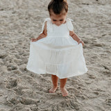 Karolina Tiered Dress - White