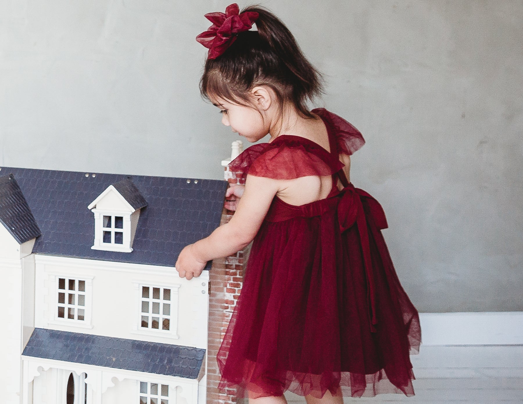 Scarlett Tutu Dress - Cherry Red