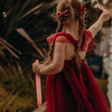 Scarlett Tutu Dress - Cherry Red