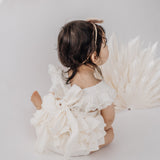 Liliana Muslin Playsuit - Cream