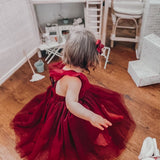 Scarlett Tutu Dress - Cherry Red