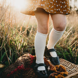 Picnic Knee-High Socks - Macaroon