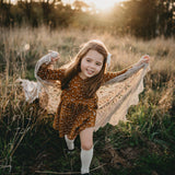 Picnic Knee-High Socks - Macaroon