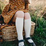 Picnic Knee-High Socks - Macaroon